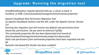 Dynamic roles in cloudstack | PPTX