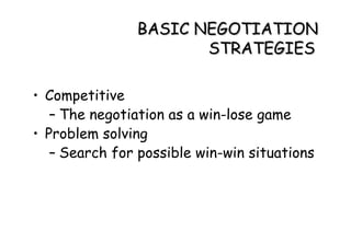 International negotiations & Cross culture Communication | PPT