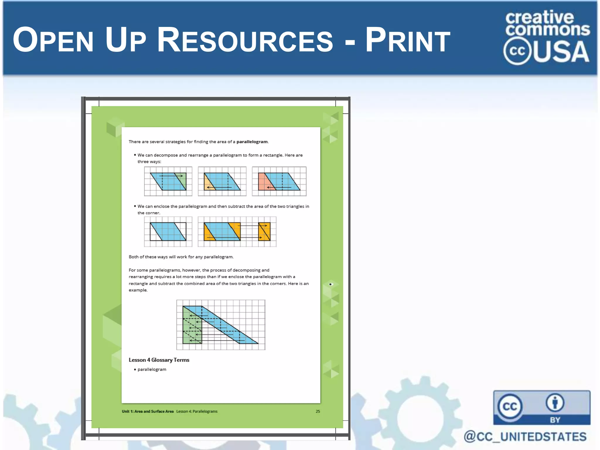 OPEN UP RESOURCES - PRINT
 