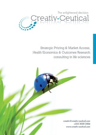 Strategic Pricing & Market Access,
Health Economics & Outcomes Research
               consulting in life sciences
 