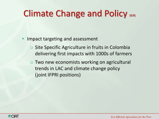 Climate Change and Capacity Strengthening Area