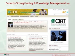 Climate Change and Capacity Strengthening Area