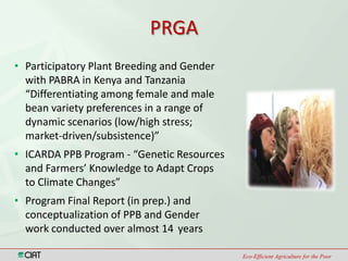 Climate Change and Capacity Strengthening Area