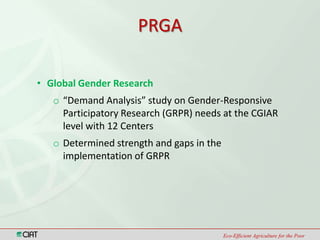 Climate Change and Capacity Strengthening Area