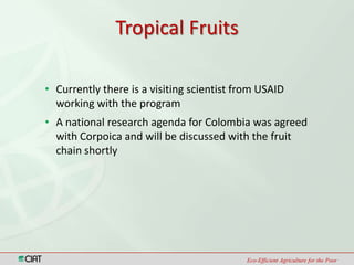 Climate Change and Capacity Strengthening Area