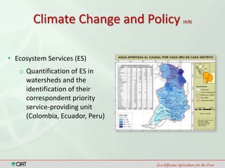 Climate Change and Capacity Strengthening Area