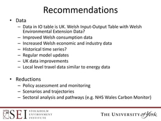 Ecological and Carboon Footprints Wales Dec 2013 | PPTX