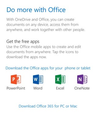 free download onedrive for pc