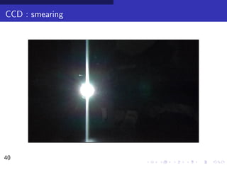 CCD : smearing




40               30/30
 
