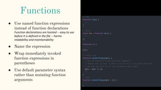 Airbnb Javascript Style Guide | PPTX