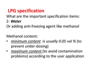 LPG specifications for candidates | PDF