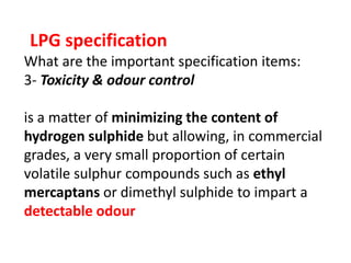 LPG specifications for candidates | PDF