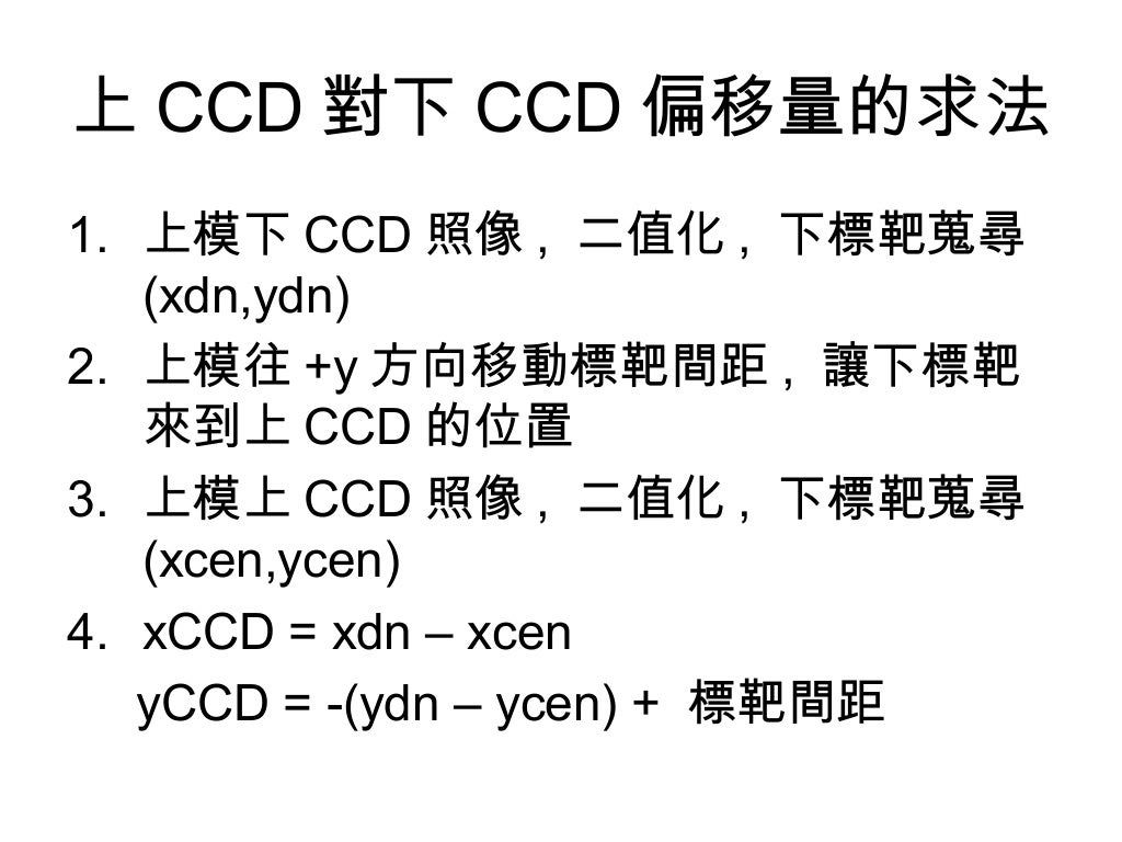 Ccd application