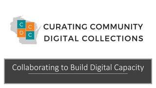 Collaborating to Build Digital Capacity
 