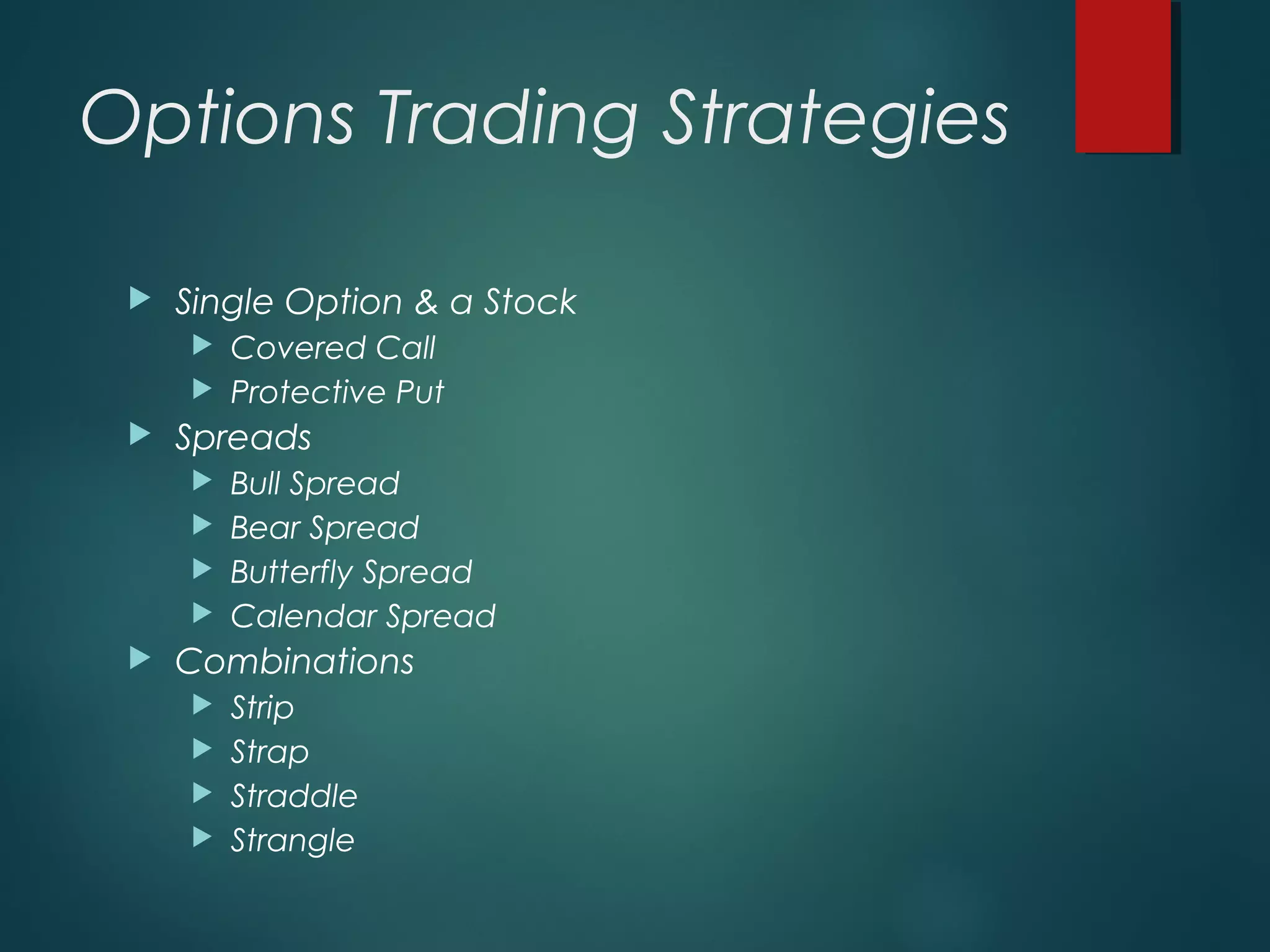 Options Trading | PPT