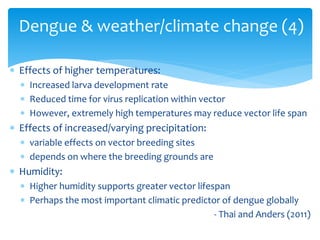 Climate Change and Dengue PPTX