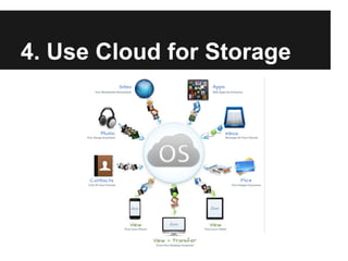4. Use Cloud for Storage
 