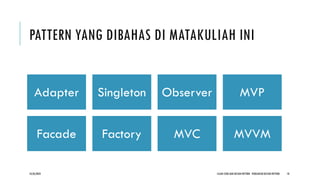 CCDP - Pengantar Design Pattern (Introduction) | PPTX