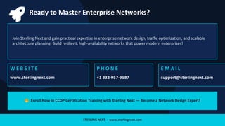 Load Balancing Techniques in Enterprise Network Design | CCDP ...