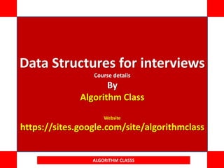 Algorithm Class at KPHB C, C++, Computer Science Training,IT Training ...