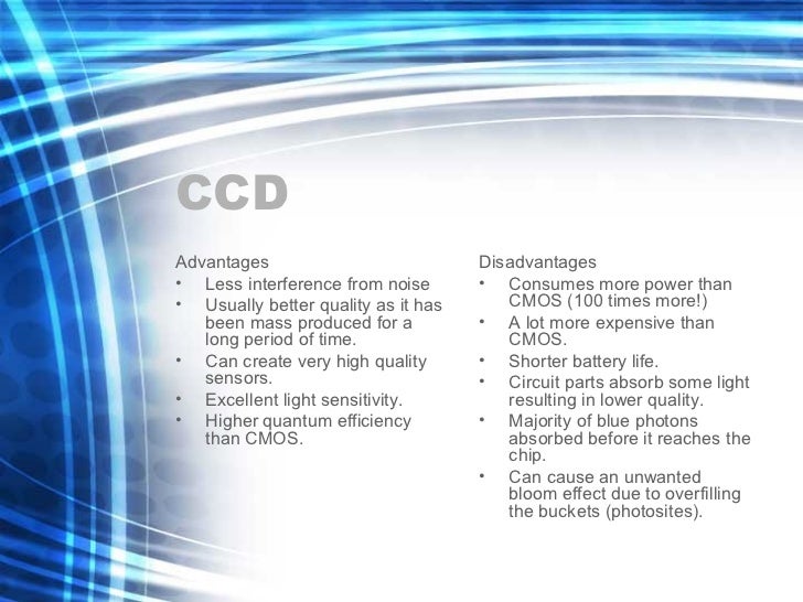 CCD vs CMOS!