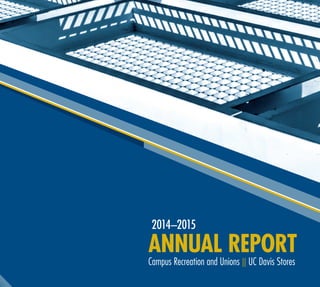 ANNUAL REPORT
2014–2015
Campus Recreation and Unions || UC Davis Stores
 