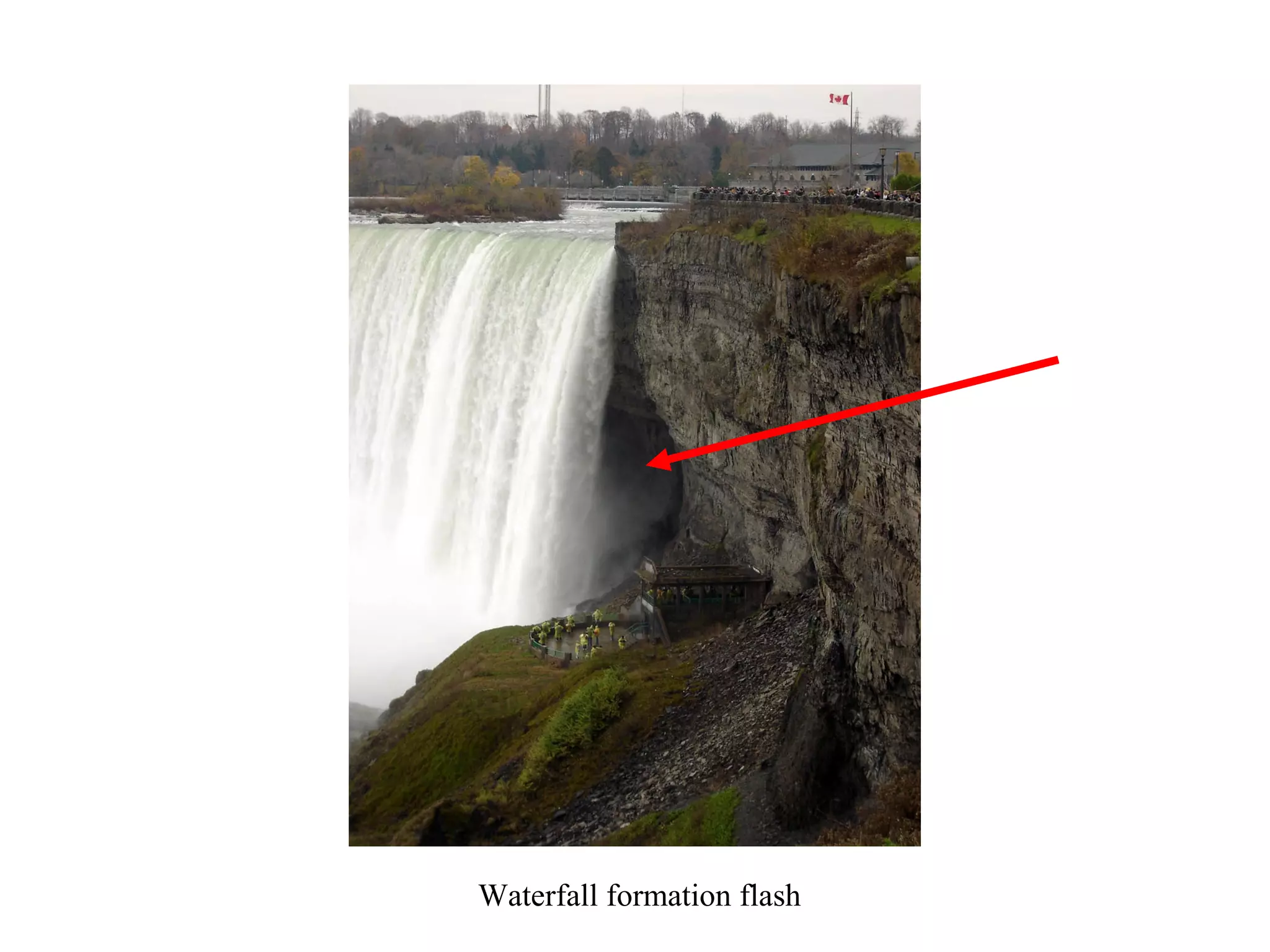 Waterfall formation flash
 