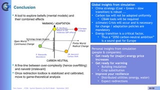 Radical Redirection A System Dynamics Model for Global Warming Impact, from Energy ...
