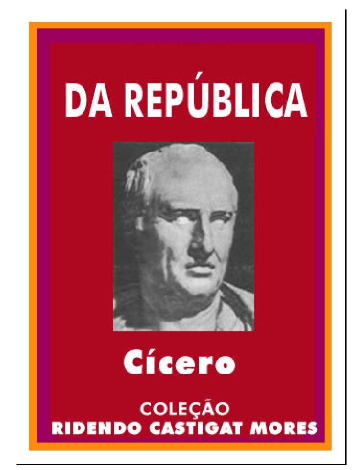 Cicero De Republica übersetzung Cícero - Da República