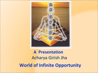 A  Presentation  Acharya Girish Jha World of Infinite Opportunity 