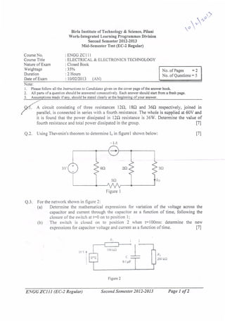 BITS QUESTIONS PAPERS | PDF
