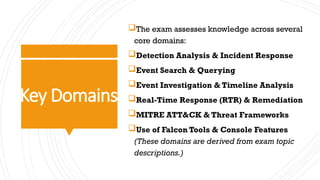 CCFR-201b: CrowdStrike Certified Falcon Responder – Complete Exam Guide ...