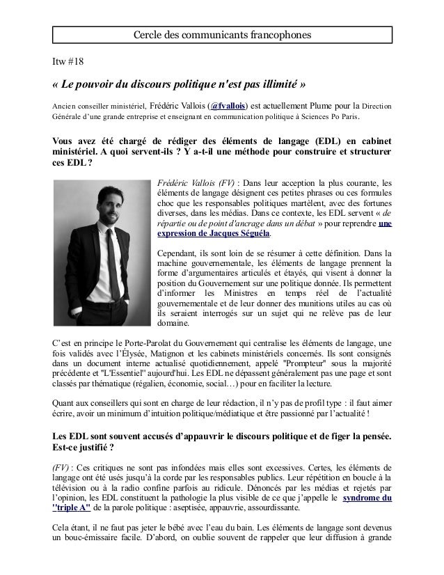 Frederic Vallois Le Pouvoir Du Discours Politique N Est Pas Illim Frederic Vallois Le Pouvoir Du Discours Politique N Est Pas Illim