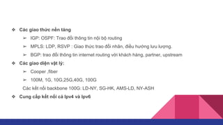 Các giải pháp dịch vụ truyền tải - IPTP networks.pptx