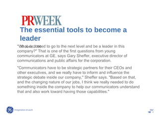 Five clusters - 17 Capabilities Strategy Process OrgComm Media Branding 