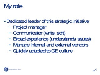 My background in communications MBA Marketing GPA 3.7 Corporate experience Eight years Oldest corporation in the world Agency work 10 years Alex Stanton 