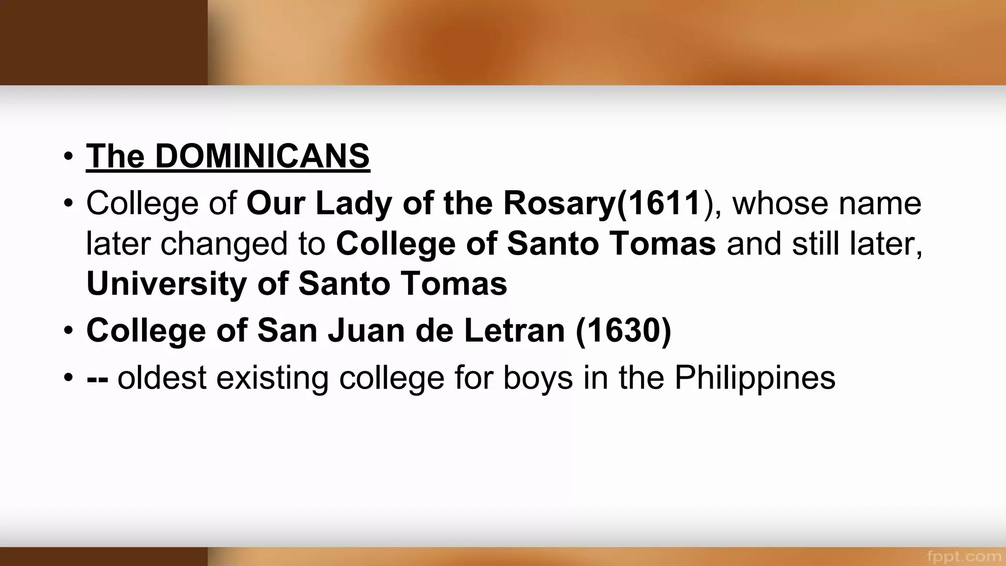 • Diet
• Spain introduced new food plants (wheat, corn, potatas, cacao, coffee,
cabbages, chicos, papayas, guavas).
The Filipinos learned to :
• Eat bread, ham, longanizas, beef(cattle’s meat), mutton(sheep’s meat) and
European canned goods
• drink coffee, cacao & foreign wines
• Use drinking glasses, table knives & napkins while eating.
 