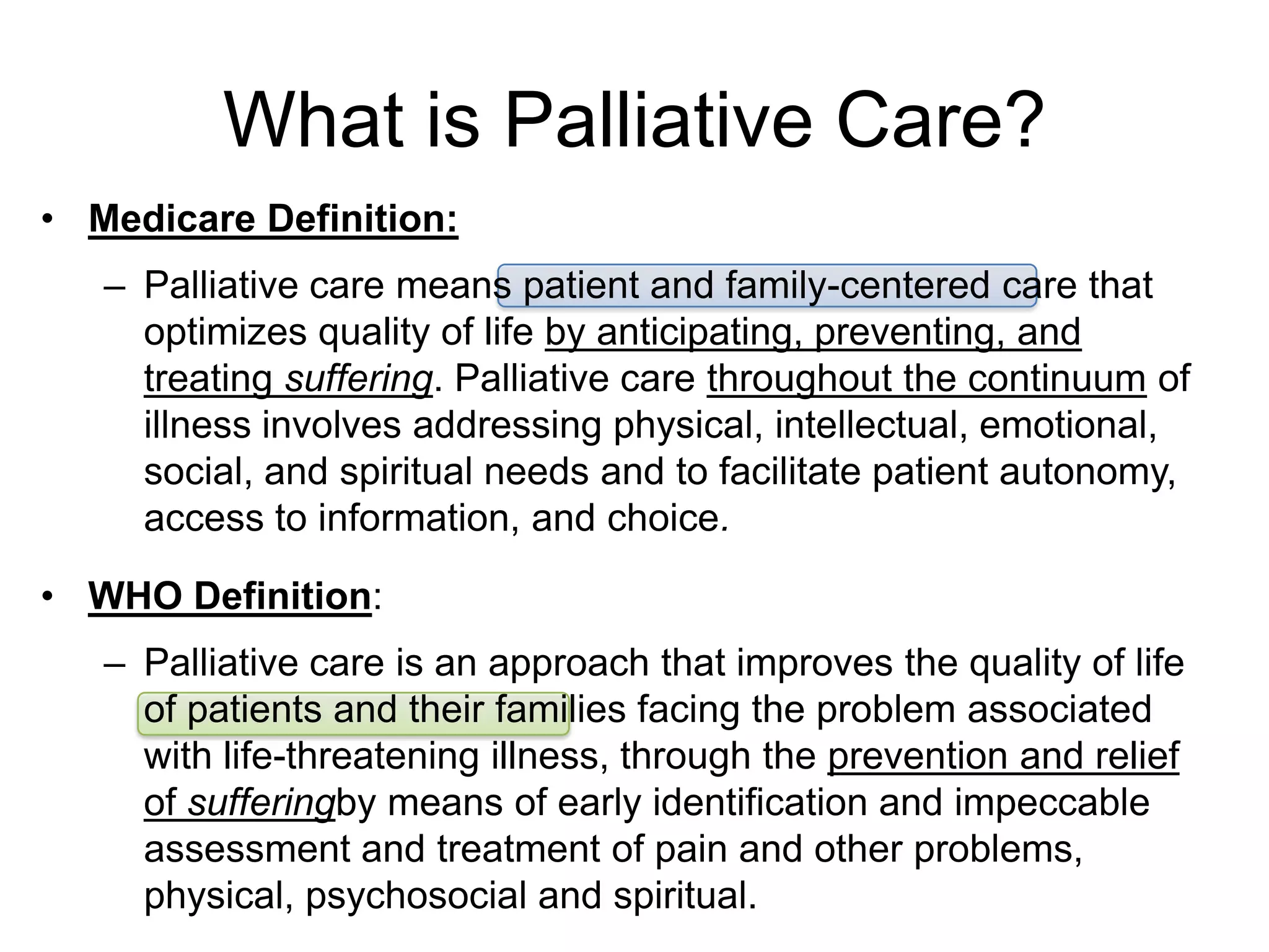 CapeCodHospitalGrandRounds: Palliative Care | PPTX