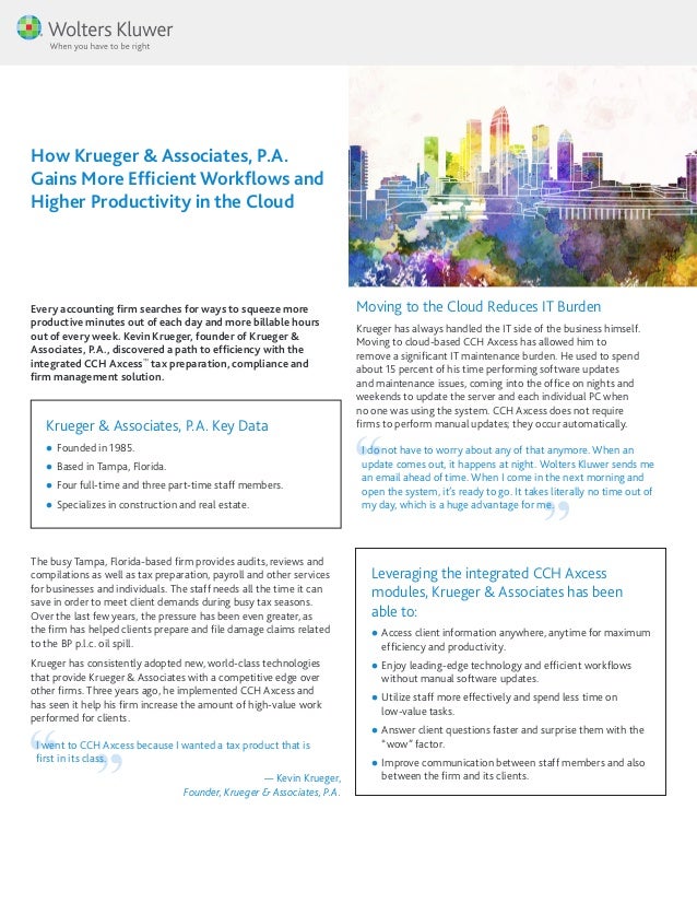 How Krueger & Associates, P.A. Gains More Efficient Workflows and