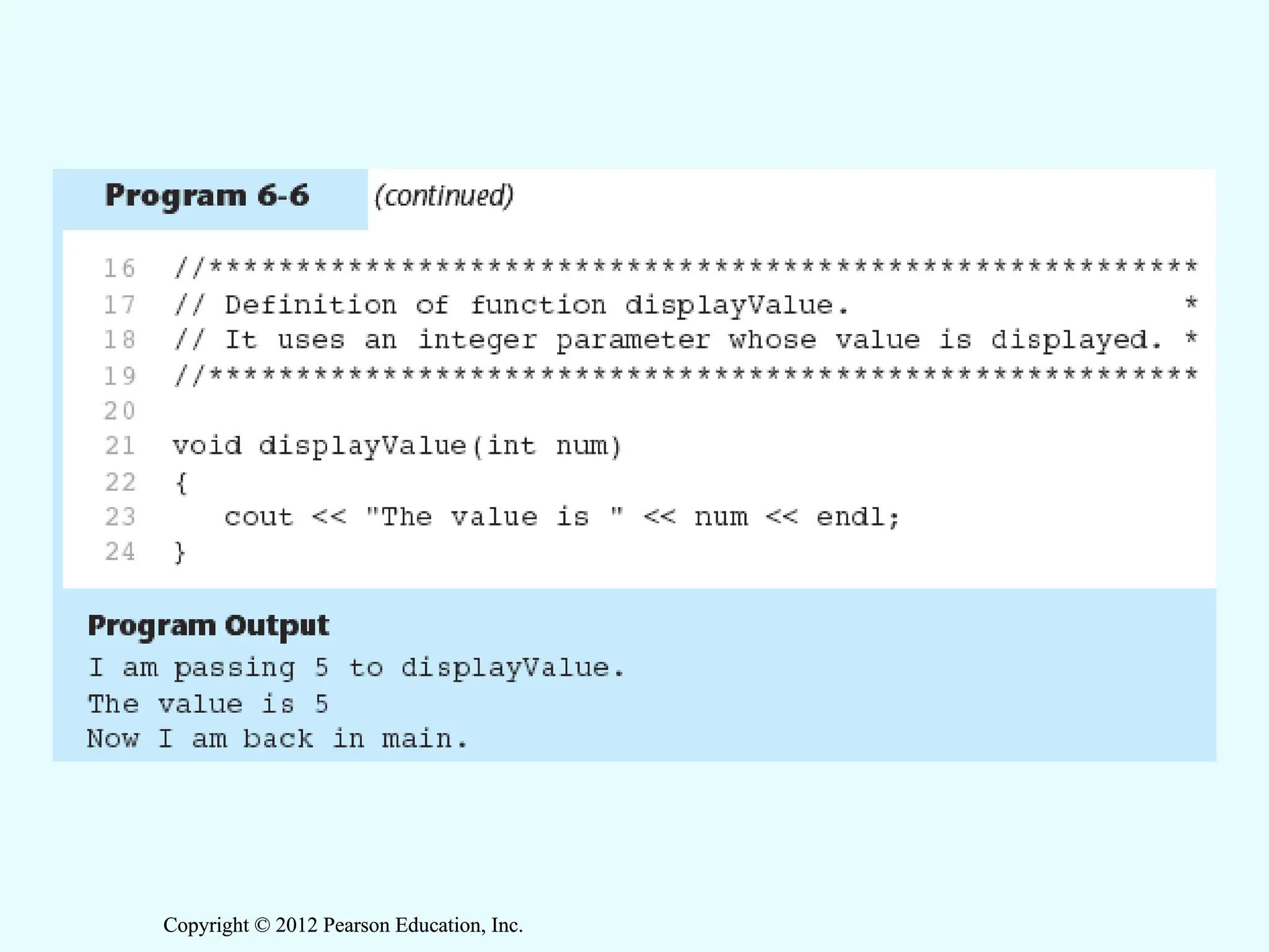 Copyright © 2012 Pearson Education, Inc.
Copyright © 2012 Pearson Education, Inc.
 