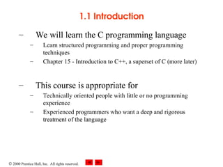 Introduction to Computers and C++ Programming | PPT image.