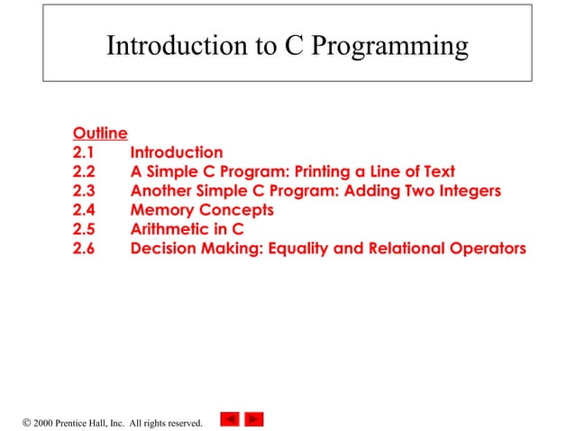 intro to c | PPT