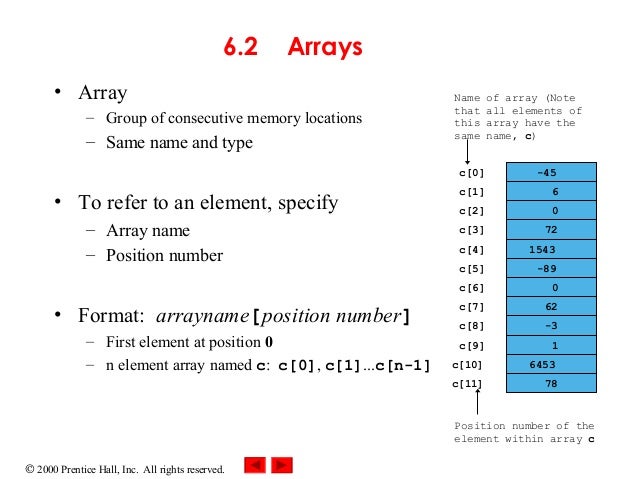 arrays