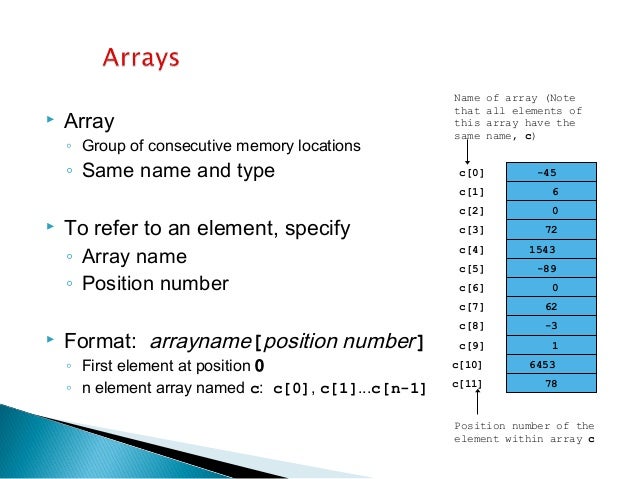 array