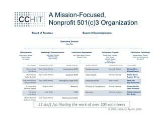 CCHIT Open Source Forum at HIMSS 09
