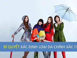 5 bí quyết xác định loại da để trị mụn