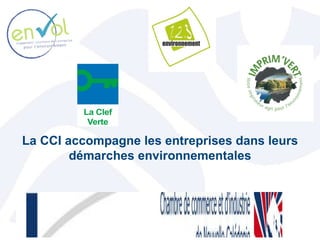 La CCI accompagne les entreprises dans leurs démarches environnementales 
