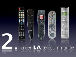 2.   créer LA télécommande
 