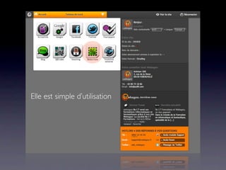 Elle est simple d’utilisation
 