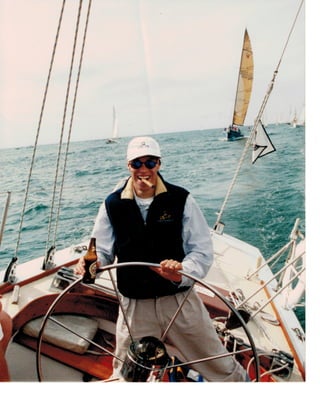 Bob Matthews goes sailing